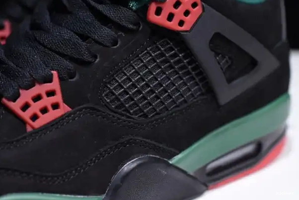 Cheap MAX AQ3816-063 NRG Air 4 Black Red Jordan Green-Varsity Gorge GUCC 0324
